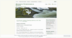 Desktop Screenshot of mnneurosurgicalsociety.org